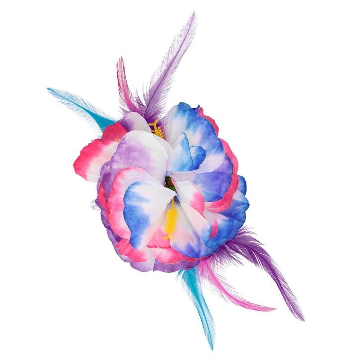 Haarbloem Hawaii Deluxe 15cm, Hobby en Vrije tijd, Feestartikelen, Nieuw, Verzenden