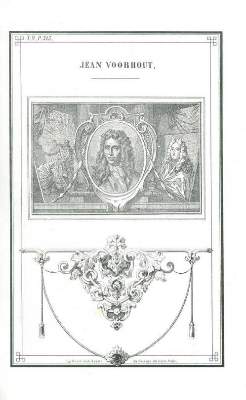 Portrait of Johannes I Voorhout, Antiek en Kunst, Kunst | Etsen en Gravures