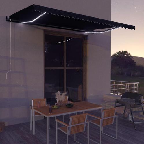 vidaXL Luifel uittrekbaar met windsensor en LED 600x300 cm, Tuin en Terras, Zonneschermen, Nieuw, Verzenden