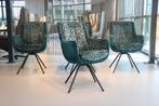 4x eetkamerstoel Gealux Francisco/Miami met dekje Draai Stof, Huis en Inrichting, Modern design, Nieuw, Ophalen of Verzenden, Vier
