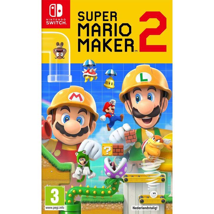 Switch Super Mario Maker 2, Spelcomputers en Games, Games | Nintendo Switch, Zo goed als nieuw, Verzenden