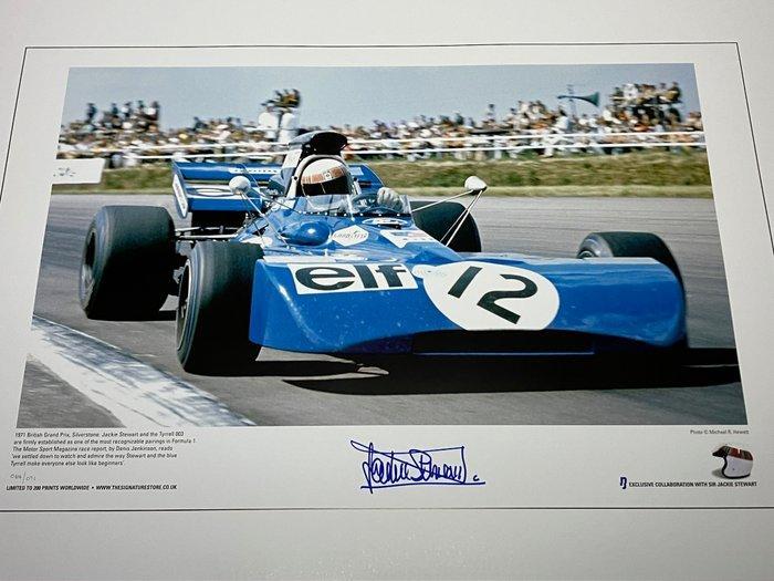 Tyrrell - Jackie Stewart - 1971 - Print, Verzamelen, Automerken, Motoren en Formule 1