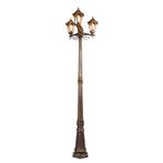 Antieke buiten lantaarn goud 3-lichts IP44 - New Haven, Tuin en Terras, Nieuw, Kunststof, Minder dan 50 watt