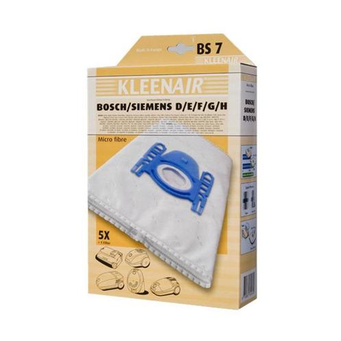 Kleenair Stofzuigerzak Bosch - Siemens - BS7 - 5 stuks +..., Witgoed en Apparatuur, Stofzuigers, Nieuw, Ophalen of Verzenden