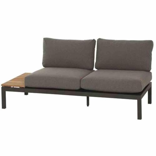 Siena Garden Alvida Modul 2-zitsbank - Antraciet, Tuin en Terras, Tuinsets en Loungesets, Ophalen of Verzenden