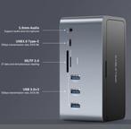 USB C – 18 in 1 Docking Station: max 4 externe beeldschermen, Computers en Software, Docking station, Nieuw, Ophalen of Verzenden