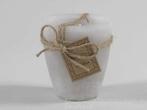 Tuinkaars garden candle smal rustiek 24 uur light grey 80x90, Ophalen of Verzenden, Nieuw
