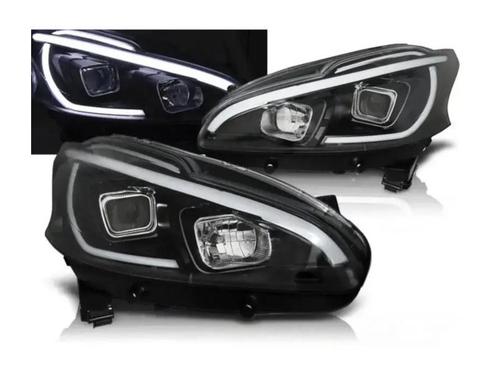 Peugeot 208 4-12 tot 6-15 LEDtube koplampen Black, Auto-onderdelen, Verlichting, Nieuw, Universele onderdelen, Verzenden