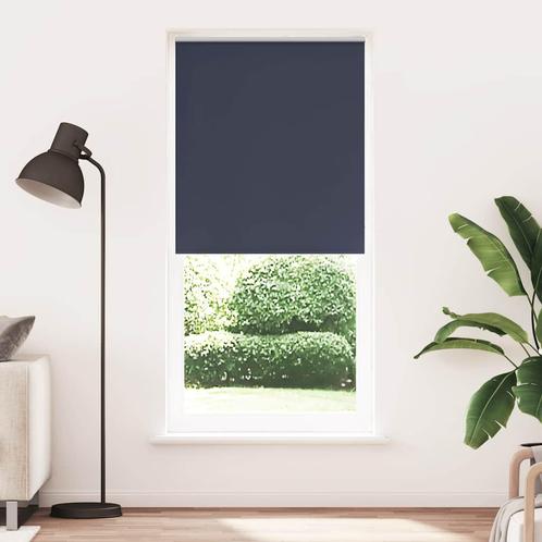 vidaXL Rolgordijn verduisterend 80 x 230 cm marineblauw, Huis en Inrichting, Stoffering | Gordijnen en Lamellen, Blauw, Nieuw