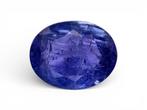Zonder minimumprijs Blauw, Violet Tanzaniet - 7.26 ct -, Sieraden, Tassen en Uiterlijk, Edelstenen, Nieuw
