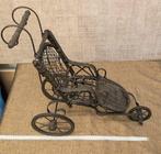 Antieke rotan poppenwagen - Speelgoed kinderwagen