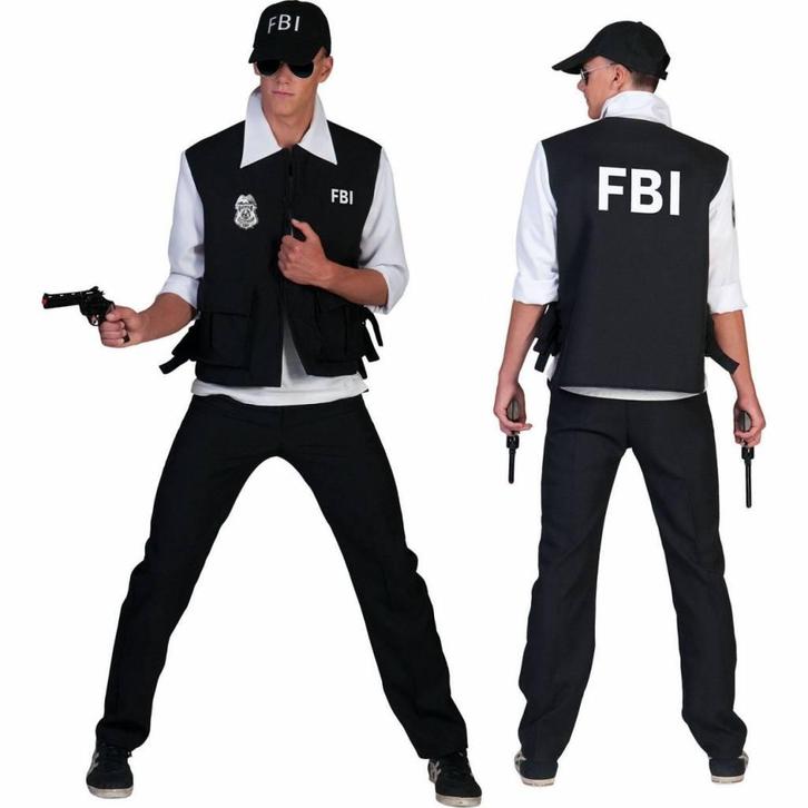 FBI kostuum man, Kleding | Heren, Carnavalskleding en Feestkleding, Nieuw, Ophalen of Verzenden