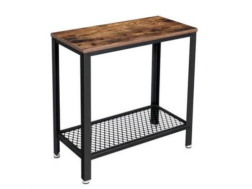 Veiling - iBella Living bijzettafel met rooster, Huis en Inrichting, Tafels | Bijzettafels