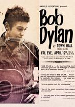 Posters - Poster Dylan, Bob - Town Hall, Verzenden, Zo goed als nieuw
