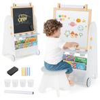 LIVSK Activiteitentafel 4-in-1 - Dubbelzijdig Magneetbord &a, Kinderen en Baby's, Kinderkamer | Bedden, Verzenden, Nieuw