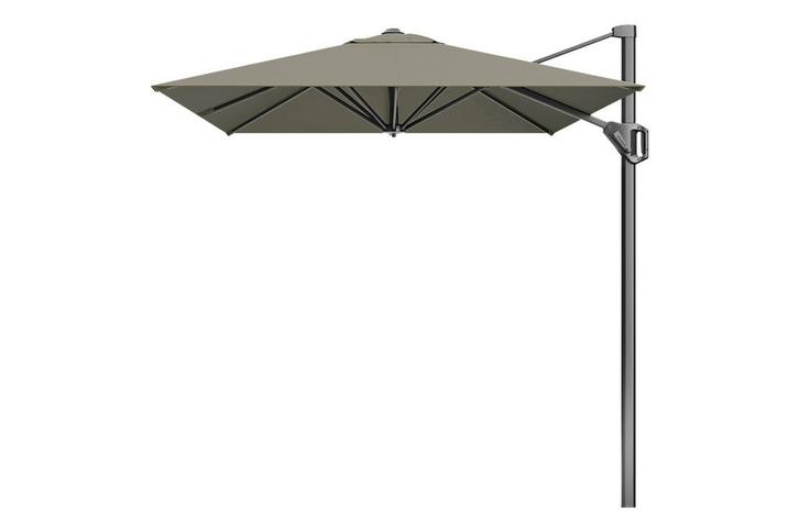 Platinum Voyager Rechthoek Zweefparasol T1 3x2 m. - Taupe, Tuin en Terras, Parasols, Zweefparasol, Nieuw, Kantelbaar, Verzenden