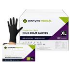 Diamond Medical handschoen nitril poedervrij zwart XL | 100, Verzenden
