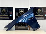 BMW 5-serie spatbord/zijscherm links bj.2013 kleur blauw, Gebruikt, Voor, BMW, Spatbord