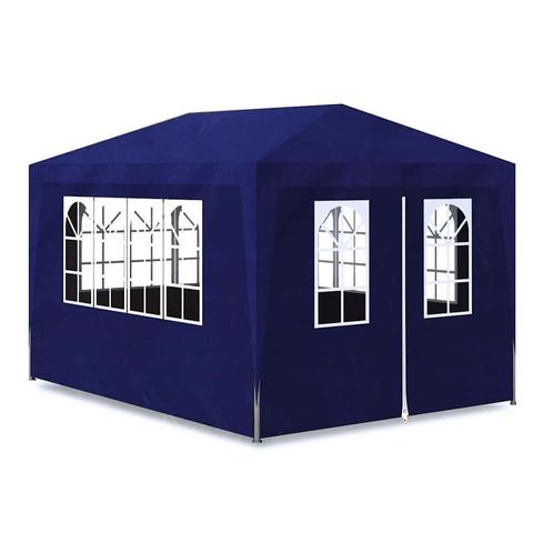 Blauwe Partytent 3x4 - Retourdeal - Voordelig!, Tuin en Terras, Partytenten, Minder dan 4 meter, Minder dan 5 meter, 2 meter of meer
