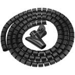 Spiraal kabelslang - 2 meter - 25mm - Zwart, Doe-het-zelf en Verbouw, Elektra en Kabels, Nieuw, Overige typen, Ophalen of Verzenden