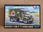 Tamiya 32605 British 2-ton 4x2 Ambulance 1:48, Hobby en Vrije tijd, Modelbouw | Auto's en Voertuigen, Verzenden, Nieuw, Tamiya