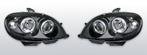 Koplampen Angel Eyes | Citroen Saxo 2000- | zwart, Auto-onderdelen, Verlichting, Verzenden, Nieuw
