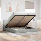 vidaXL Ottoman bed met matras en LEDs 180x200cm fluweel, Huis en Inrichting, Slaapkamer | Bedden, Eenpersoons, Verzenden, Nieuw