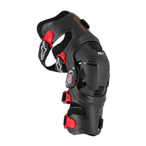 Kniebrace Alpinestars RK-7 PLASMA MX Zwart-Rood, Motoren, Accessoires | Overige, Nieuw, Verzenden