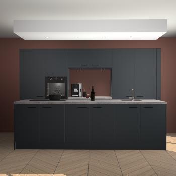 Onyxgrijze keuken Lodz 66440, Huis en Inrichting, Keuken | Complete keukens, Verzenden