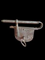 Hangslot - Oude grote keten, Antiek en Kunst