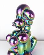 Beeldje - Balloon Dog Rainbow - Jeff Koons Style - Porselein