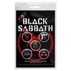 Black Sabbath Red Devil button 5-pack officiële merchandise, Verzamelen, Ophalen of Verzenden, Nieuw, Kleding