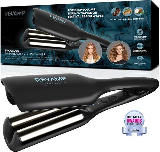 Revamp Progloss WV3000 2 in 1 Wafeltang - Golvenkrultang - K, Sieraden, Tassen en Uiterlijk, Uiterlijk | Haarverzorging, Nieuw