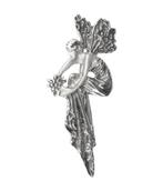 Zilveren Vrouw met vleugels Art Nouveau Jugendstil XL han..., Nieuw, Verzenden