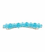Haarspeld Bloemen Fantasie Facet Kralen Blauw, Nieuw