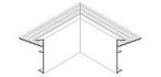 Roval binnenhoek premium 250 x 60 mm, Ophalen of Verzenden, Nieuw
