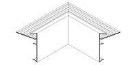 Roval binnenhoek premium 250 x 60 mm, Doe-het-zelf en Verbouw, Dakpannen en Dakbedekking, Ophalen of Verzenden