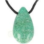Amazoniet druppel edelsteen hanger Nr 16 - 12 gram, Sieraden, Tassen en Uiterlijk, Edelstenen, Verzenden, Nieuw