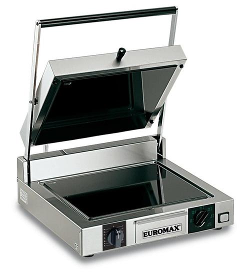 Euromax Medium keramische grill met timer (rib- vlak) -1370R, Zakelijke goederen, Horeca | Keukenapparatuur, Verzenden