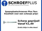 Spaanplaatschroeven Plus, Torx schroeven, Vanaf € 1,49, Doe-het-zelf en Verbouw, IJzerwaren en Bevestigingsmiddelen, Nieuw, Schroeven