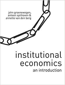 Institutional Economics, Boeken, Studieboeken en Cursussen, Verzenden