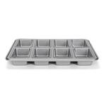 Patisse Mini Broodvorm Silver-Top 8-vaks 34x28cm, Hobby en Vrije tijd, Taarten en Cupcakes maken, Verzenden, Nieuw