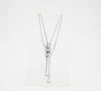 Halsketting - 18 karaat Witgoud Diamant (Natuurlijk), Sieraden, Tassen en Uiterlijk, Kettingen, Nieuw