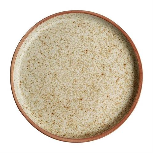 Canvas ronde borden met smalle rand | cremé | 18 cm | 6 s.., Zakelijke goederen, Horeca | Overige, Verzenden