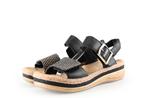 Rieker Sandalen in maat 38 Zwart | 10% extra korting, Kleding | Dames, Schoenen, Verzenden, Zwart, Sandalen of Muiltjes, Zo goed als nieuw