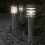 vidaXL Buitenvloerlamp met stopcontact 60 cm roestvrijstaal, Tuin en Terras, Verzenden, Nieuw