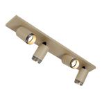 Scott 4 Opbouwspot Champagne Binnenverlichting Spots opbouw, Strak & Modern, Nieuw, Plafondspot of Wandspot, Verzenden