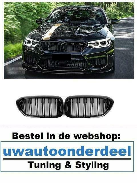 Bmw 5 Serie G30 G31 Grill Nieren Glans Zwart M5 Look, Auto-onderdelen, Overige Auto-onderdelen, Nieuw, BMW, Verzenden