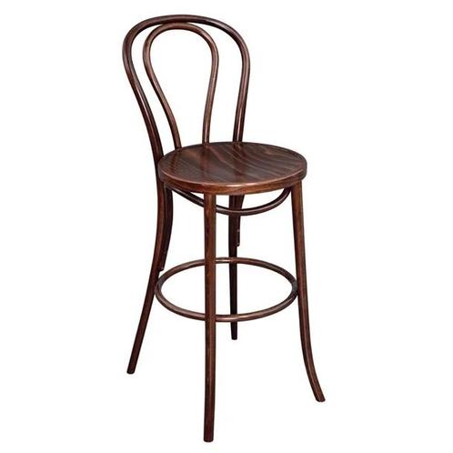 Bentwood barkruk beukenhout | walnoot finish, Zakelijke goederen, Horeca | Keukenapparatuur, Verzenden
