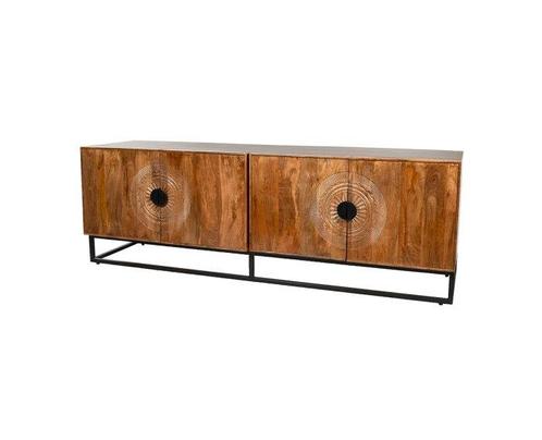 Tv Meubel Maya mangohout 180 cm, Huis en Inrichting, Kasten | Televisiemeubels, Nieuw, Ophalen of Verzenden